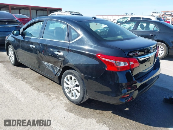 2018 Nissan Sentra SV with VIN 3N1AB7AP7JL656481, listed as a IAAI auction lot 41740189 with 80,546 mi miles and . Bid and sale history available at DreamBid. Image 3.