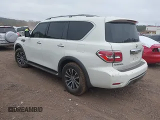 2020 Nissan Armada SL with VIN JN8AY2ND8L9111534, listed as a IAAI auction lot 40705668 with 85,140 mi miles. Bid and sale history available at carsss.com. Image 3.