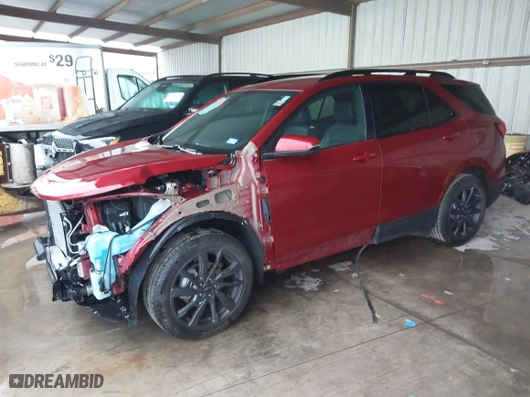 2024 Chevrolet Equinox RS with VIN 3GNAXMEG5RS206537, listed as a IAAI auction lot 41524098 with 14,291 mi miles. Bid and sale history available at carsss.com. Image 18.