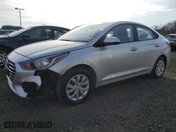 2019 Hyundai Accent SE with VIN 3KPC24A32KE077681, listed as a Copart auction lot 80588843 with 74,222 mi miles. Bid and sale history available at carsss.com. Image 1.