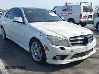 2009 Mercedes-Benz C-Class 3.5L Sport with VIN WDDGF56X69R055050, listed as a IAAI auction lot 42105231 with 146,186 mi miles. Bid and sale history available at carsss.com. Image 6.