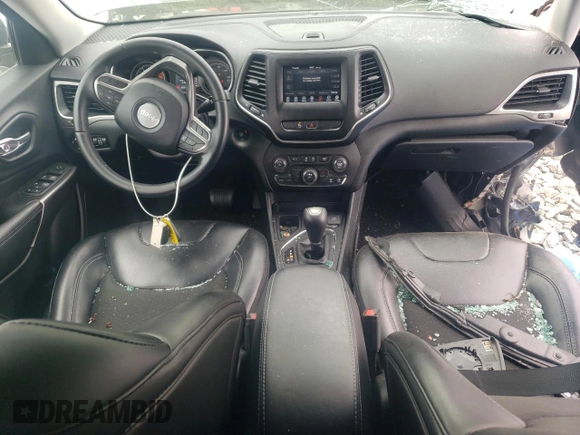 2019 Jeep Cherokee Latitude Plus with VIN 1C4PJLLB6KD466814, listed as a Copart auction lot 49403735 with 63,211 mi miles and Salvage Title. Bid and sale history available at DreamBid. Image 8.