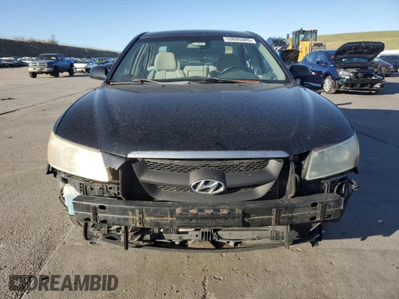 2007 Hyundai Sonata GLS with VIN 5NPET46C67H233965, listed as a Copart auction lot 53695385 with 144,030 mi miles and Salvage Title. Bid and sale history available at DreamBid. Image 5.