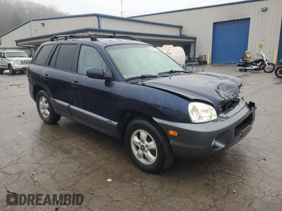 2005 Hyundai Santa Fe GLS with VIN KM8SC73D85U890802, listed as a Copart auction lot 80218154 with 230,793 mi miles and Salvage Title. Bid and sale history available at carsss.com. Image 4.