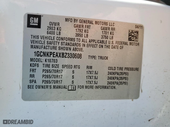2011 Chevrolet Silverado 1500 Work Truck with VIN 1GCNKPEAXBZ330608, listed as a Copart auction lot 44219614 with 232,831 mi miles and Salvage Title. Bid and sale history available at carsss.com. Image 14.