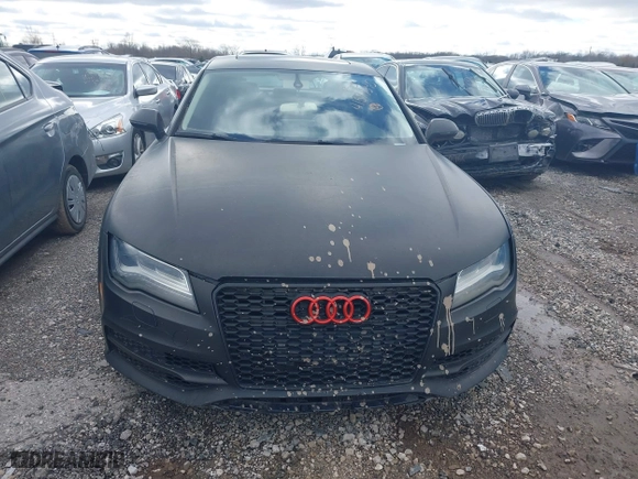 2013 Audi A7 3.0 Prestige with VIN WAU2GAFC4DN081943, listed as a IAAI auction lot 41599395 with 129,458 mi miles. Bid and sale history available at carsss.com. Image 12.
