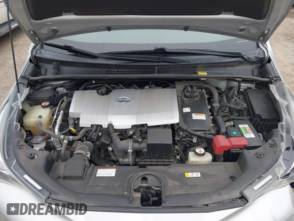 2018 Toyota Prius Two with VIN JTDKARFU7J3549201, listed as a IAAI auction lot 41589765 with 125,500 mi miles. Bid and sale history available at carsss.com. Image 10.
