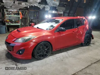 2010 Mazda 3 with VIN JM1BL1H49A1277092, listed as a Copart auction lot 85949934 with 190,644 mi miles and Salvage Title. Bid and sale history available at carsss.com. Image 1.