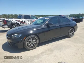 2023 Mercedes-Benz E 350 with VIN W1KZF8DB1PB102444, listed as a Copart auction lot 57624485 with 23,043 mi miles and Salvage title. Bid and sale history available at DreamBid. Image 1.