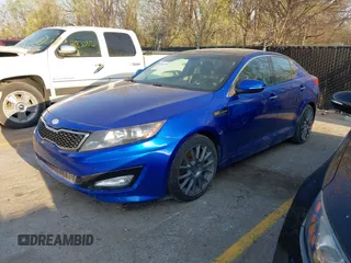 2013 Kia Optima SX with VIN 5XXGR4A67DG211425, listed as a IAAI auction lot 41901260 with 169,777 mi miles. Bid and sale history available at carsss.com. Image 2.