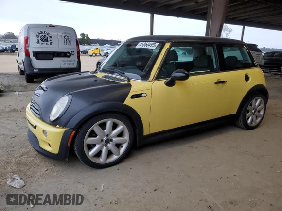 2003 MINI Hardtop S with VIN WMWRE33453TD66337, listed as a Copart auction lot 45058495 with 79,246 mi miles and Clean Title. Bid and sale history available at DreamBid. Image 1.