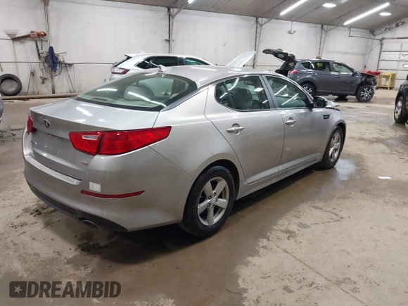 2014 Kia Optima LX с VIN 5XXGM4A78EG291262, выставлен на аукционе IAAI как лот 42457026 с пробегом 91 674 миль миль и . История ставок и продаж доступна на DreamBid. Изображение 4.
