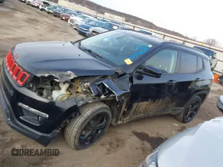 2020 Jeep Compass Latitude with VIN 3C4NJDBB9LT137387, listed as a IAAI auction lot 41379552 with 79,083 mi miles and . Bid and sale history available at carsss.com. Image 14.