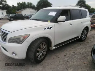 2012 Infiniti QX56 7-passenger with VIN JN8AZ2NF3C9516960, listed as a IAAI auction lot 42386448 with 200,785 mi miles and . Bid and sale history available at DreamBid. Image 17.