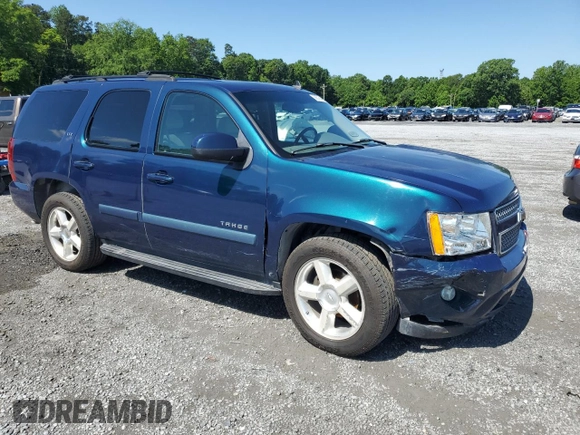 2007 Chevrolet Tahoe LTZ with VIN 1GNFC13J57R181007, listed as a Copart auction lot 56376455 with 202,161 mi miles and Salvage title. Bid and sale history available at DreamBid. Image 4.