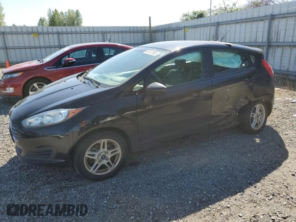 2019 Ford Fiesta SE with VIN 3FADP4EJXKM120349, listed as a Copart auction lot 54972535 with 56,084 mi miles and Salvage Title. Bid and sale history available at DreamBid. Image 1.