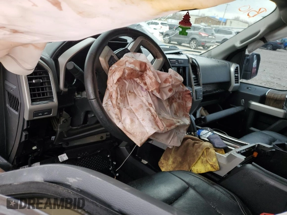 2019 Ford F-150 XL with VIN 1FTEW1E43KFC82737, listed as a Copart auction lot 80431014 with 0 mi miles and Non Repairable. Bid and sale history available at carsss.com. Image 8.