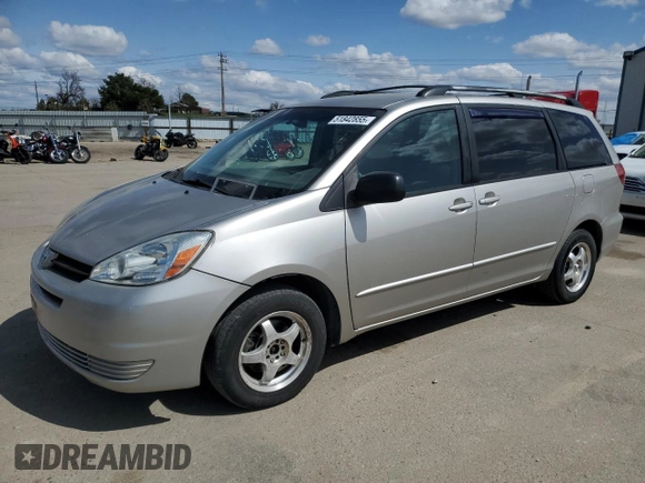 2005 Toyota Sienna CE with VIN 5TDZA23C65S249249, listed as a Copart auction lot 51842855 with 188,836 mi miles and Salvage Title. Bid and sale history available at carsss.com. Image 1.