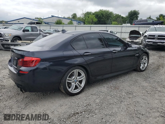 2014 BMW 5 Series 535i xDrive with VIN WBA5B3C5XED292729, listed as a Copart auction lot 64102674 with 86,057 mi miles and Non Repairable. Bid and sale history available at carsss.com. Image 3.