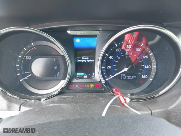 2015 Hyundai Sonata Hybrid Limited with VIN KMHEC4A40FA124788, listed as a IAAI auction lot 41936920 with 112,002 mi miles. Bid and sale history available at carsss.com. Image 7.