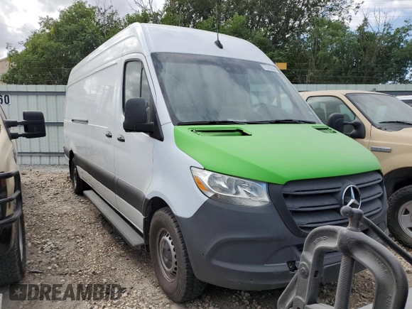 2021 Mercedes-Benz Sprinter Cargo with VIN W1Y4ECHY8MT058906, listed as a Copart auction lot 75736554 with 171,564 mi miles and Salvage Title. Bid and sale history available at carsss.com. Image 4.