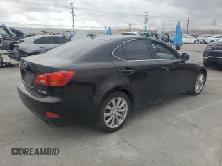 2008 Lexus IS with VIN JTHBK262482071014, listed as a Copart auction lot 53658945 with 127,798 mi miles and Salvage Title. Bid and sale history available at carsss.com. Image 3.
