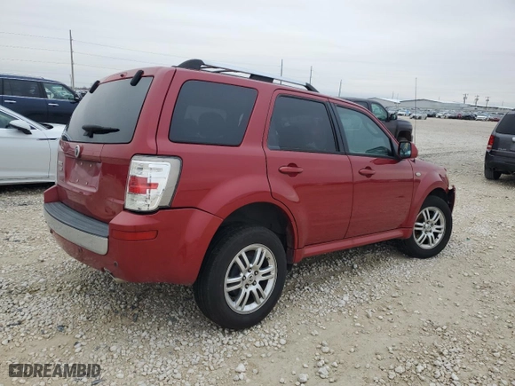 2009 Mercury Mariner Premier with VIN 4M2CU87G59KJ26384, listed as a Copart auction lot 42447775 with 115,695 mi miles and Salvage Title. Bid and sale history available at carsss.com. Image 3.