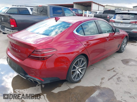 2023 Genesis G70 2.0T z VIN KMTG34TAXPU125013, wystawiony jako IAAI lot #41286145 z przebiegiem 38 108 mil mil oraz . Historia ofert i sprzedaży dostępna na DreamBid. Obrazek 4.