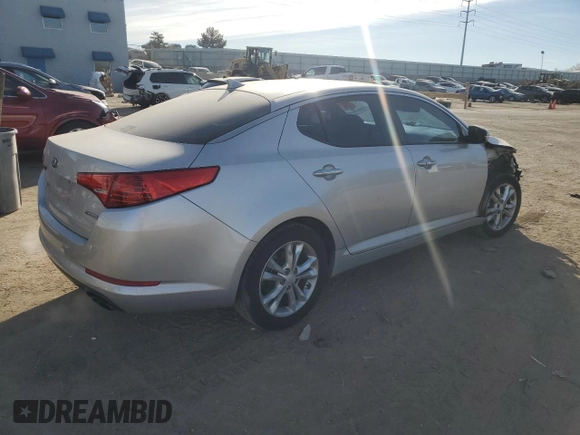 2013 Kia Optima EX with VIN 5XXGN4A77DG172176, listed as a Copart auction lot 81371974 with 111,988 mi miles and Salvage Title. Bid and sale history available at carsss.com. Image 3.