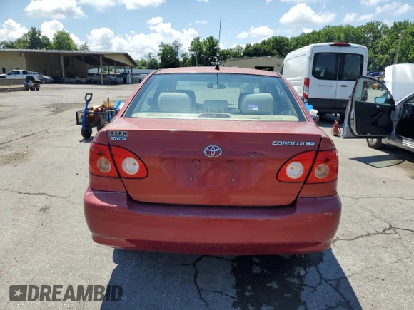 2006 Toyota Corolla CE with VIN 1NXBR32E96Z636051, listed as a Copart auction lot 65013655 with Not provided miles and Clean title. Bid and sale history available at DreamBid. Image 6.