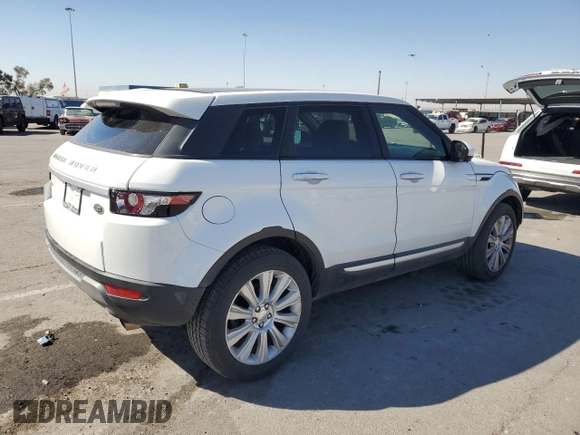 2015 Land Rover Range Rover Evoque Prestige with VIN SALVV2BGXFH958725, listed as a Copart auction lot 74386694 with 121,555 mi miles and Salvage title. Bid and sale history available at DreamBid. Image 3.