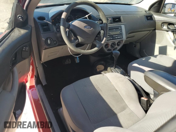 2007 Ford Focus S with VIN 1FAFP31N57W188075, listed as a Copart auction lot 48893245 with 89,756 mi miles and Salvage Title. Bid and sale history available at DreamBid. Image 8.