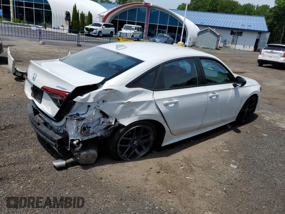 2023 Honda Civic Sport with VIN 2HGFE2F53PH531355, listed as a Copart auction lot 63620895 with 41,048 mi miles and Clean title. Bid and sale history available at DreamBid. Image 3.