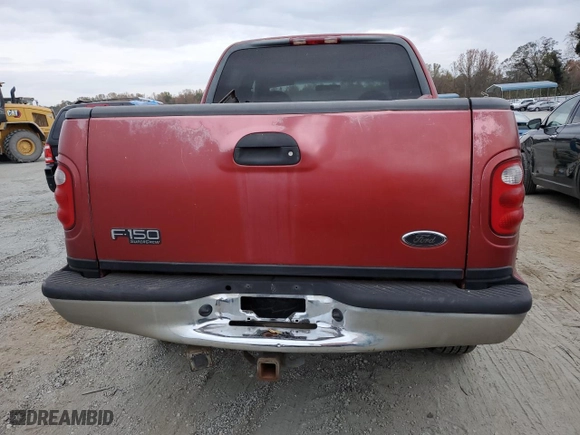 2001 Ford F-150 SuperCrew XLT with VIN 1FTRW08W51KE92951, listed as a Copart auction lot 78871504 with 0 mi miles and Salvage Title. Bid and sale history available at carsss.com. Image 6.