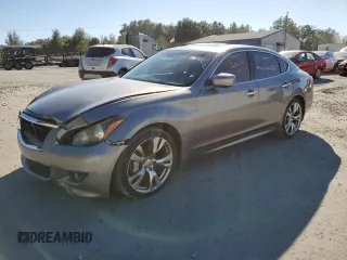 2011 Infiniti M37 with VIN JN1BY1AP5BM323817, listed as a Copart auction lot 76693374 with 111,578 mi miles and Salvage Title. Bid and sale history available at carsss.com. Image 1.