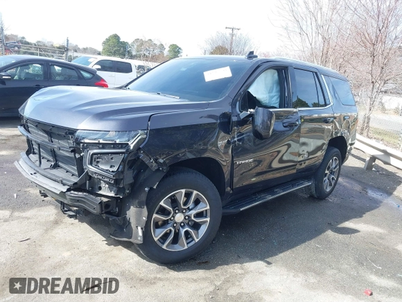 2022 Chevrolet Tahoe LT with VIN 1GNSKNKD3NR330130, listed as a IAAI auction lot 41595793 with 39,484 mi miles and . Bid and sale history available at DreamBid. Image 2.