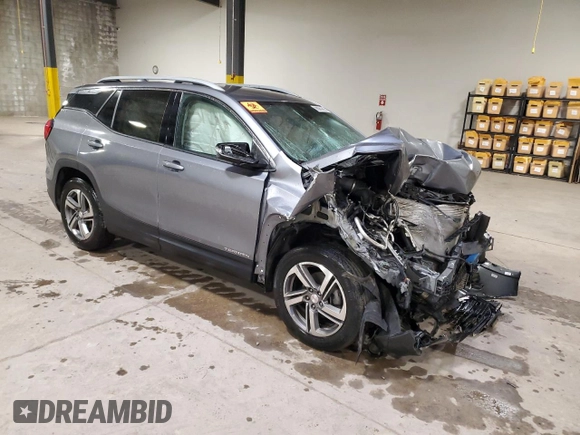 2020 GMC Terrain SLT with VIN 3GKALPEV7LL236357, listed as a Copart auction lot 75732024 with Not provided miles and Clean title. Bid and sale history available at DreamBid. Image 4.
