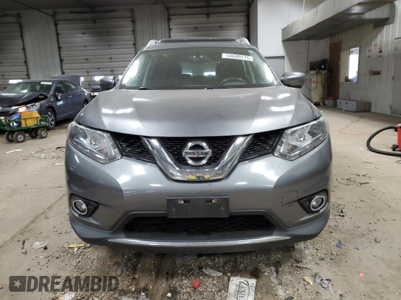2016 Nissan Rogue SL with VIN 5N1AT2MV8GC733169, listed as a Copart auction lot 54680275 with 123,252 mi miles and Non Repairable. Bid and sale history available at DreamBid. Image 5.