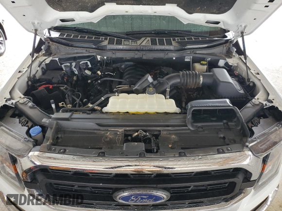 2023 Ford F-150 XL with VIN 1FTFW1E59PKE35312, listed as a Copart auction lot 50796195 with 19,849 mi miles and Salvage Title. Bid and sale history available at carsss.com. Image 11.