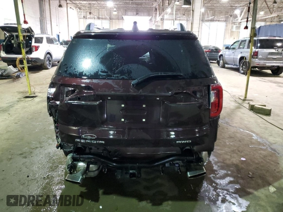 2020 GMC Acadia SLT with VIN 1GKKNULS6LZ238597, listed as a Copart auction lot 41644325 with 59,030 mi miles and Salvage Title. Bid and sale history available at DreamBid. Image 6.