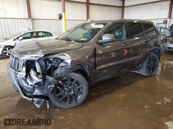 2020 Jeep Grand Cherokee Laredo E with VIN 1C4RJFAG4LC416171, listed as a Copart auction lot 56298275 with 59,951 mi miles and Salvage title. Bid and sale history available at DreamBid. Image 1.