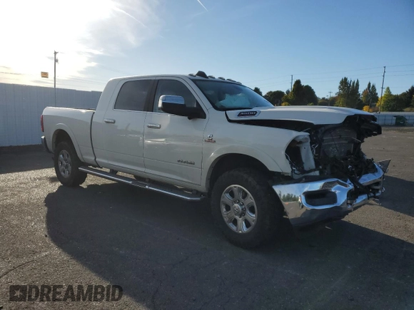 2022 Ram 3500 Laramie with VIN 3C63R3ML9NG400318, listed as a Copart auction lot 73986074 with 40,552 mi miles and Salvage Title. Bid and sale history available at carsss.com. Image 4.