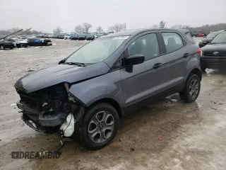 2020 Ford EcoSport S with VIN MAJ6S3FL5LC382509, listed as a Copart auction lot 43417635 with 150,243 mi miles and Salvage Title. Bid and sale history available at DreamBid. Image 1.