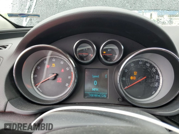 2012 Buick Regal with VIN 2G4GR5EK1C9122965, listed as a Copart auction lot 56742955 with 108,180 mi miles and Clean title. Bid and sale history available at DreamBid. Image 9.