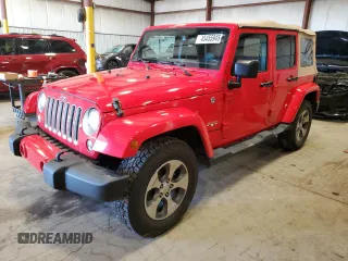 2018 Jeep Wrangler JK Unlimited Altitude with VIN 1C4BJWEGXJL816616, listed as a Copart auction lot 45455945 with 61,183 mi miles and Salvage Title. Bid and sale history available at carsss.com. Image 1.