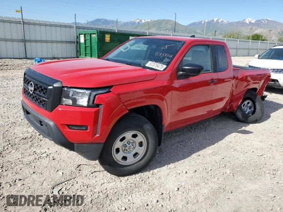 2022 Nissan Frontier S with VIN 1N6ED1CM2NN654715, listed as a Copart auction lot 57375475 with 38,432 mi miles and Salvage title. Bid and sale history available at DreamBid. Image 1.