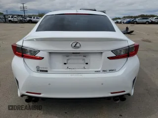 2015 Lexus RC 350 with VIN JTHSE5BC7F5000716, listed as a Copart auction lot 52376065 with 47,009 mi miles and Salvage Title. Bid and sale history available at carsss.com. Image 6.