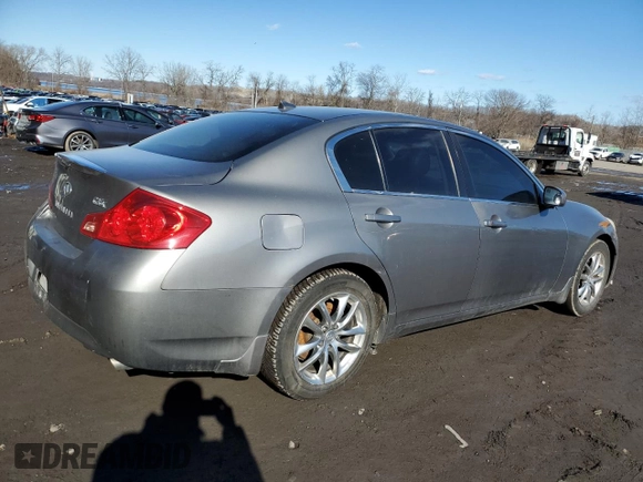 2008 Infiniti G35 x with VIN JNKBV61F58M258856, listed as a Copart auction lot 47065885 with 198,043 mi miles and Salvage Title. Bid and sale history available at DreamBid. Image 3.