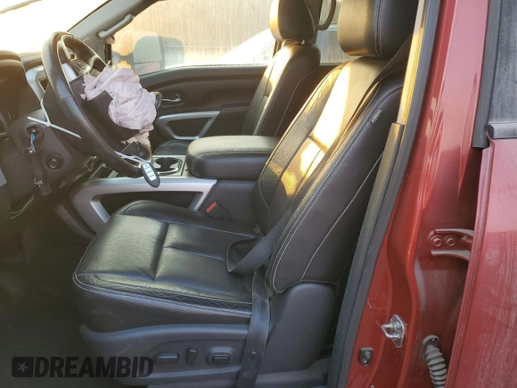 2016 Nissan Titan SL with VIN 1N6BA1F46GN516606, listed as a Copart auction lot 54073565 with 38,097 mi miles and Salvage title. Bid and sale history available at DreamBid. Image 7.