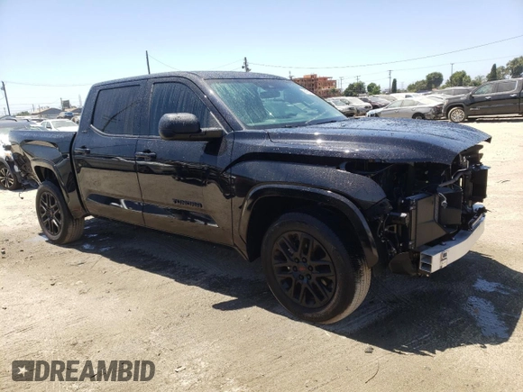 2024 Toyota Tundra 2WD SR5 with VIN 5TFLA5AB3RX034543, listed as a Copart auction lot 64708574 with 6,267 mi miles and Salvage Title. Bid and sale history available at carsss.com. Image 4.